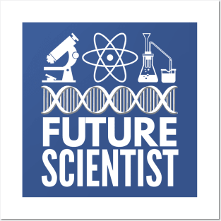 Future Scientist Graphic Design Posters and Art